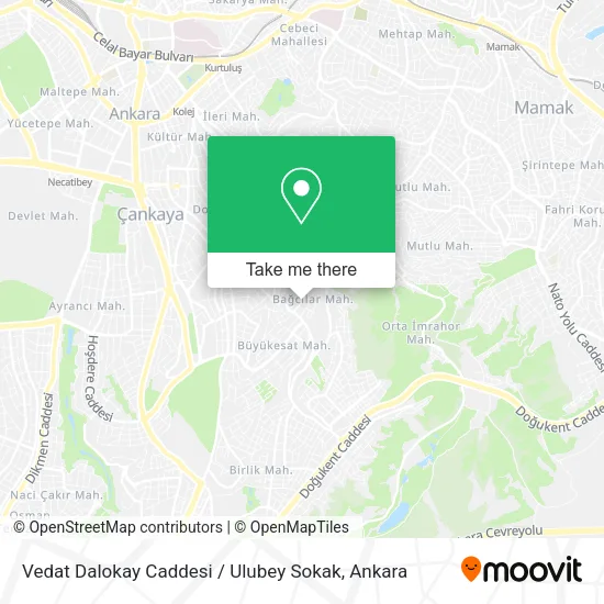 Vedat Dalokay Caddesi / Ulubey Sokak map