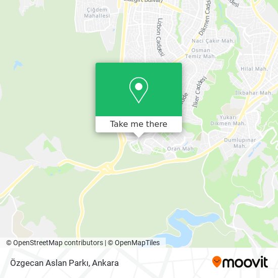 Özgecan Aslan Parkı map