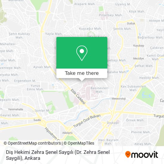 Diş Hekimi Zehra Şenel Saygılı (Dr. Zehra Senel Saygili) map