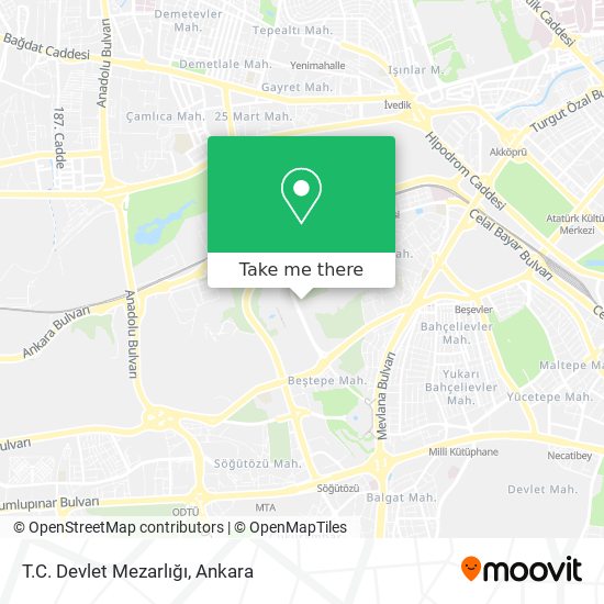 T.C. Devlet Mezarlığı map