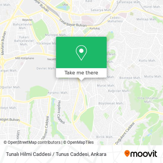 Tunalı Hilmi Caddesi / Tunus Caddesi map