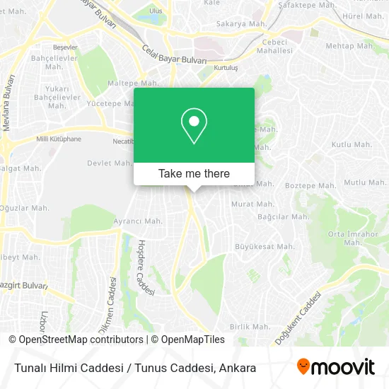 Tunalı Hilmi Caddesi / Tunus Caddesi map