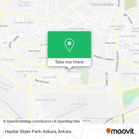 Haydar Aliyev Parkı Ankara map
