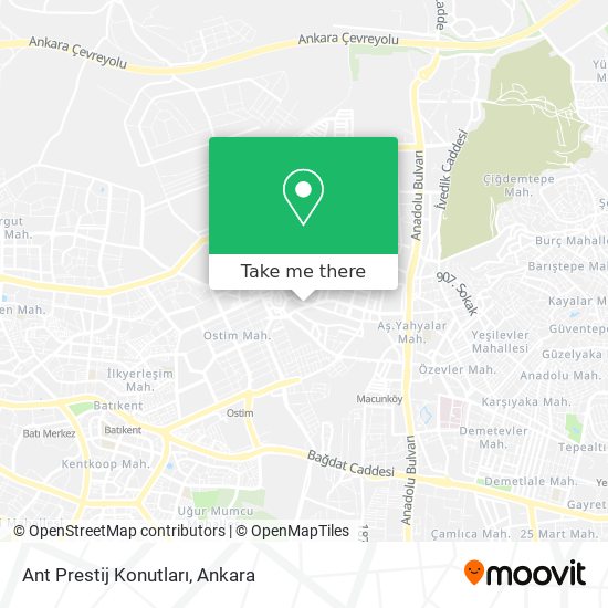 Ant Prestij Konutları map