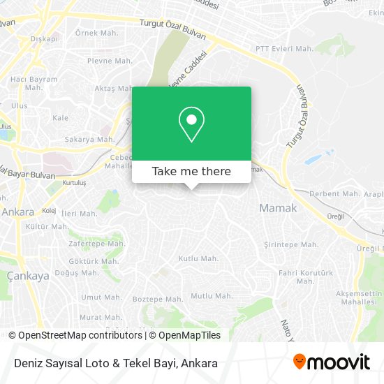 Deniz Sayısal Loto & Tekel Bayi map