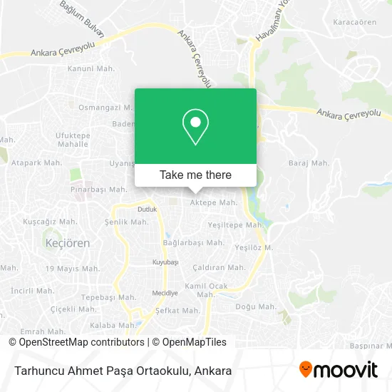 Tarhuncu Ahmet Paşa Ortaokulu map