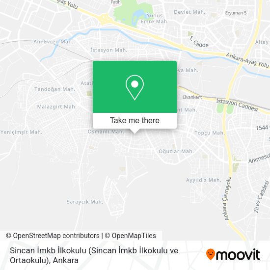 Sincan İmkb İlkokulu (Sincan İmkb İlkokulu ve Ortaokulu) map