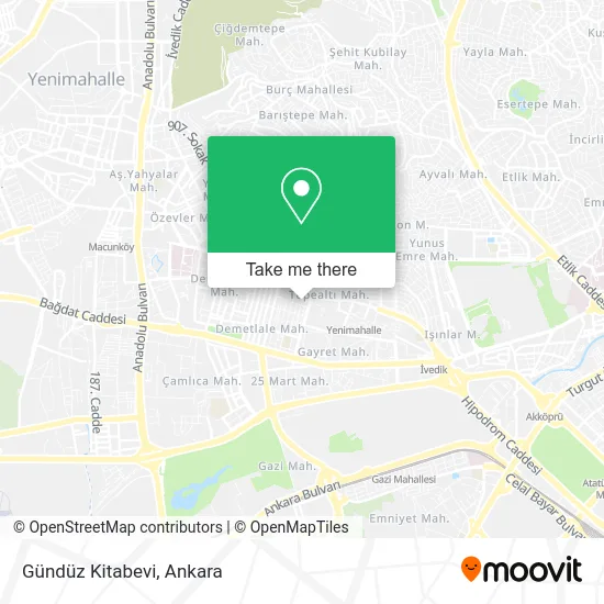 Gündüz Kitabevi map