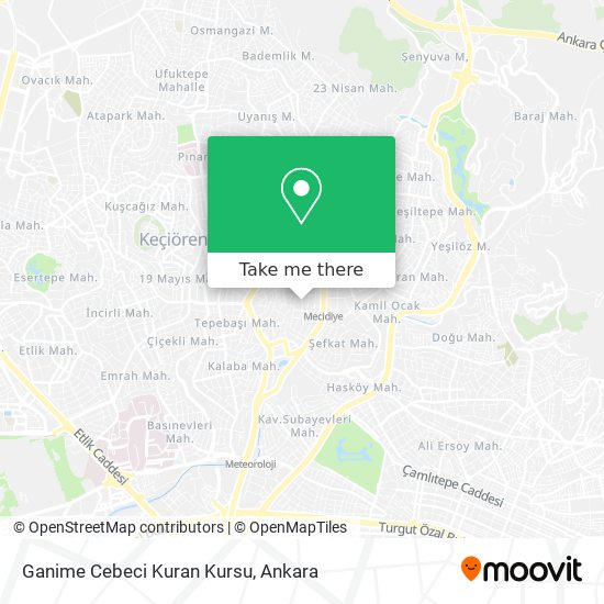 Ganime Cebeci Kuran Kursu map