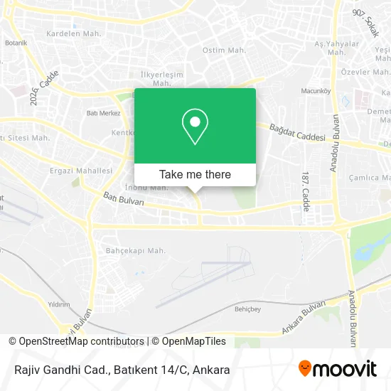 Rajiv Gandhi Cad., Batıkent 14 / C map