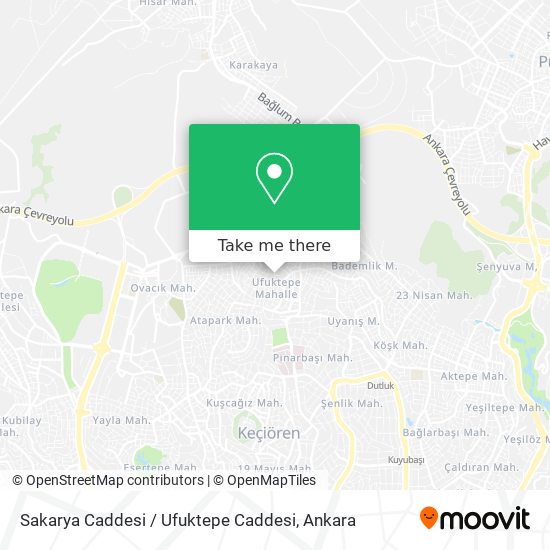 Sakarya Caddesi / Ufuktepe Caddesi map