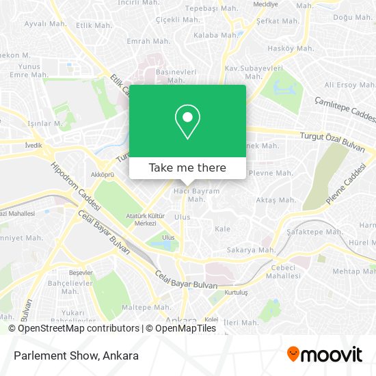 Parlement Show map