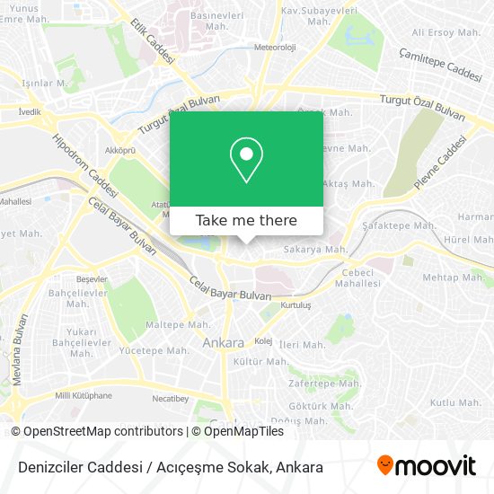 Denizciler Caddesi / Acıçeşme Sokak map