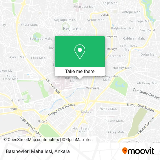 Basınevleri Mahallesi map