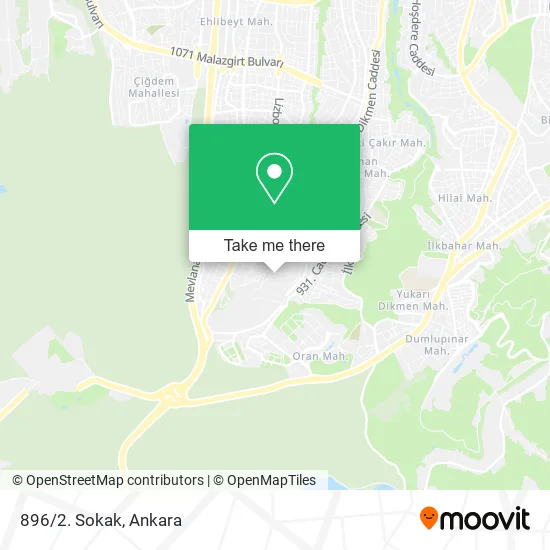 896/2. Sokak map