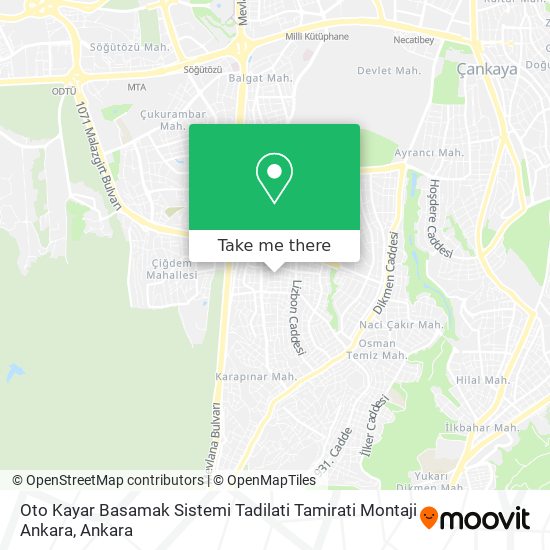 Oto Kayar Basamak Sistemi Tadilati Tamirati Montaji Ankara map