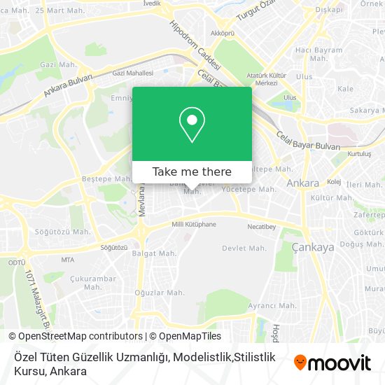 Özel Tüten Güzellik Uzmanlığı, Modelistlik,Stilistlik Kursu map