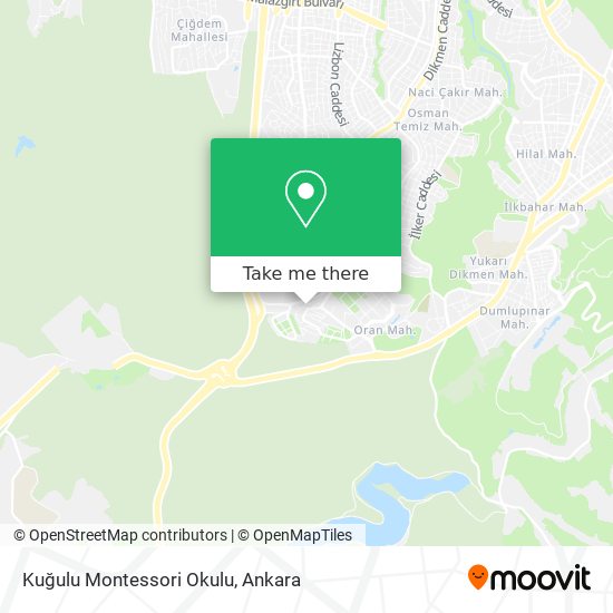 Kuğulu Montessori Okulu map