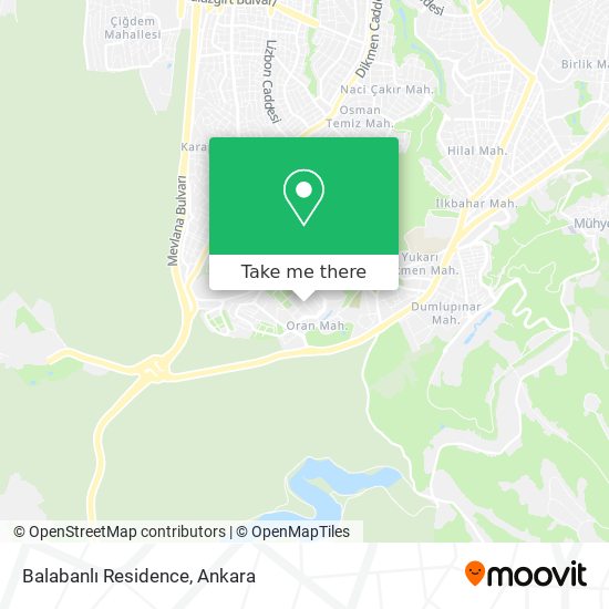 Balabanlı Residence map