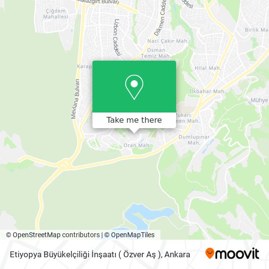 Etiyopya Büyükelçiliği İnşaatı ( Özver Aş ) map