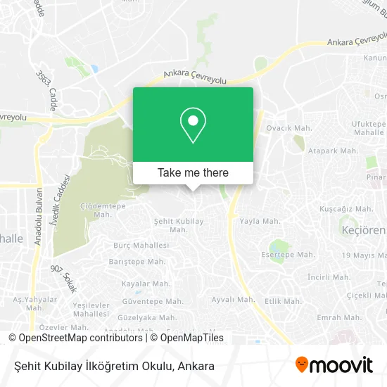 Şehit Kubilay İlköğretim Okulu map