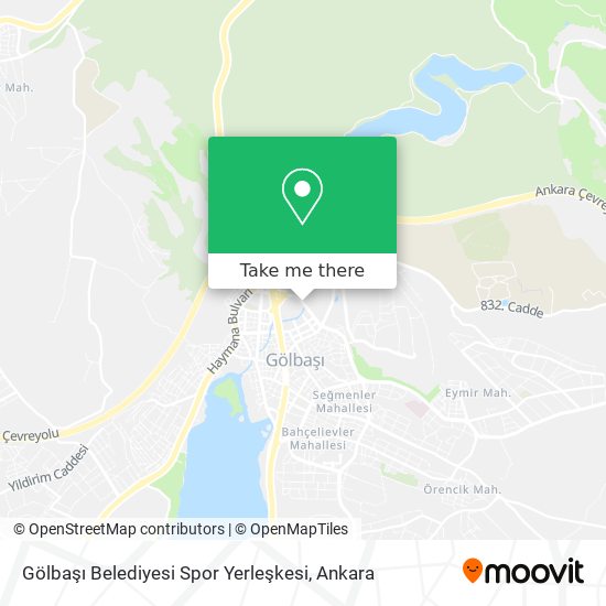 Gölbaşı Belediyesi Spor Yerleşkesi map