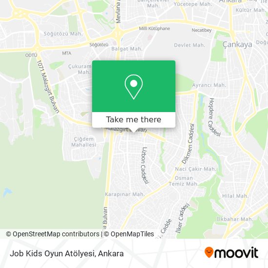 Job Kids Oyun Atölyesi map