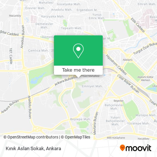 Kınık Aslan Sokak map