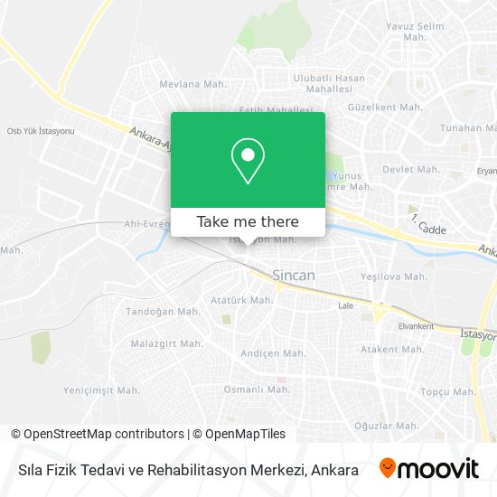 Sıla Fizik Tedavi ve Rehabilitasyon Merkezi map