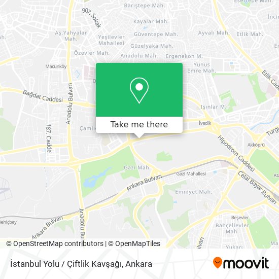 İstanbul Yolu / Çiftlik Kavşağı map
