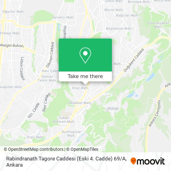 Rabindranath Tagore Caddesi (Eski 4. Cadde) 69 / A map