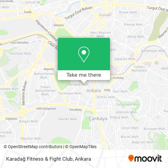 Karadağ Fitness & Fight Club map