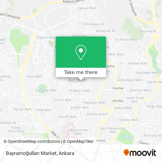 Bayramoğulları Market map
