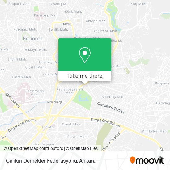 Çankırı Dernekler Federasyonu map