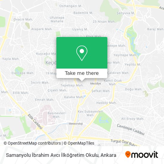 Samanyolu İbrahim Avcı İlköğretim Okulu map