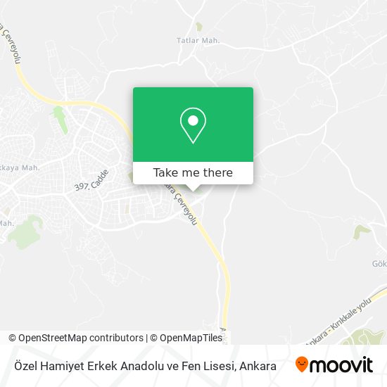 Özel Hamiyet Erkek Anadolu ve Fen Lisesi map