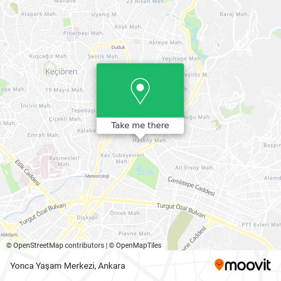 Yonca Yaşam Merkezi map