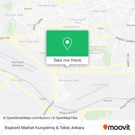 Başkent Market Kuruyemiş & Tekel map