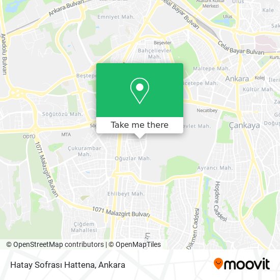 Hatay Sofrası Hattena map