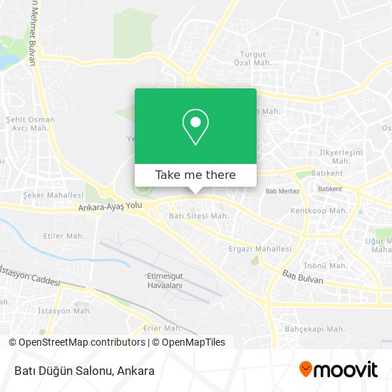 Batı Düğün Salonu map
