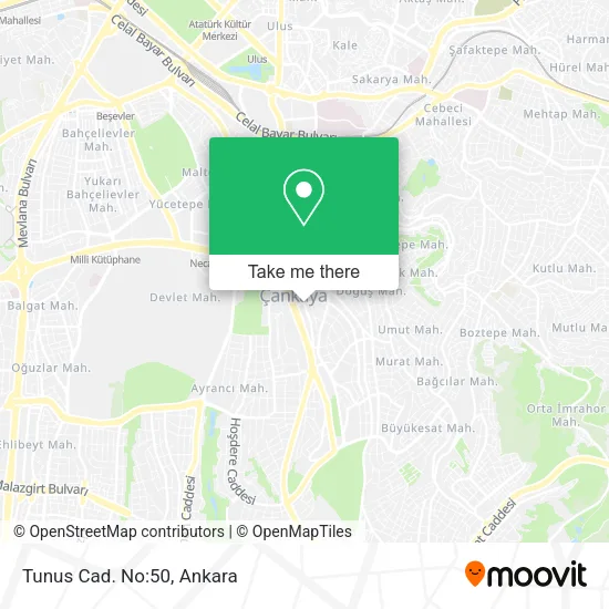 Tunus Cad. No:50 map