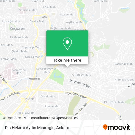 Dis Hekimi Aydin Misiroglu map