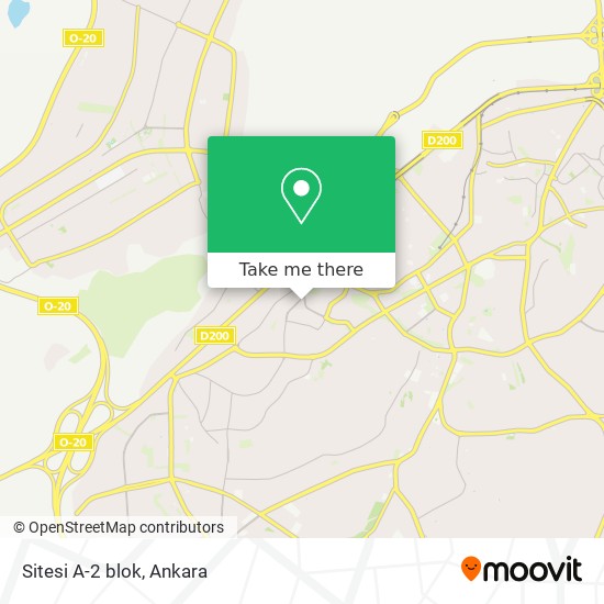 Sitesi A-2 blok map