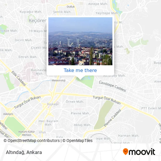 Altındağ map