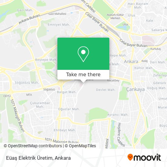 Eüaş Elektrik Üretim map