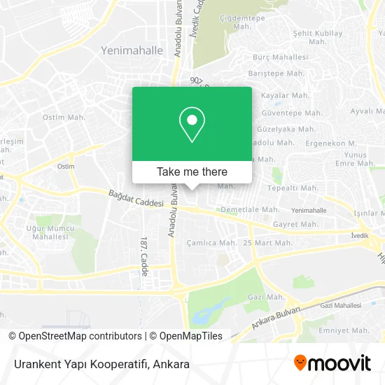 Urankent Yapı Kooperatifi map