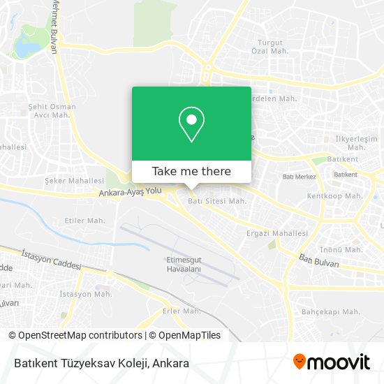 Batıkent Tüzyeksav Koleji map