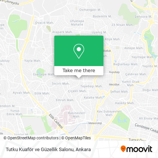 Tutku Kuaför ve Güzellik Salonu map