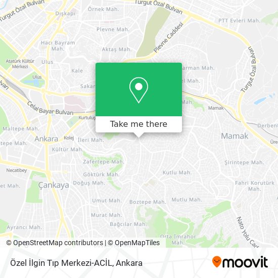 Özel İlgin Tıp Merkezi-ACİL map