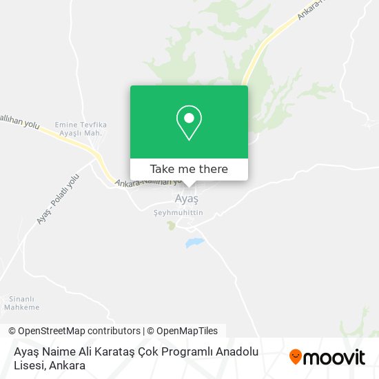 Ayaş Naime Ali Karataş Çok Programlı Anadolu Lisesi map